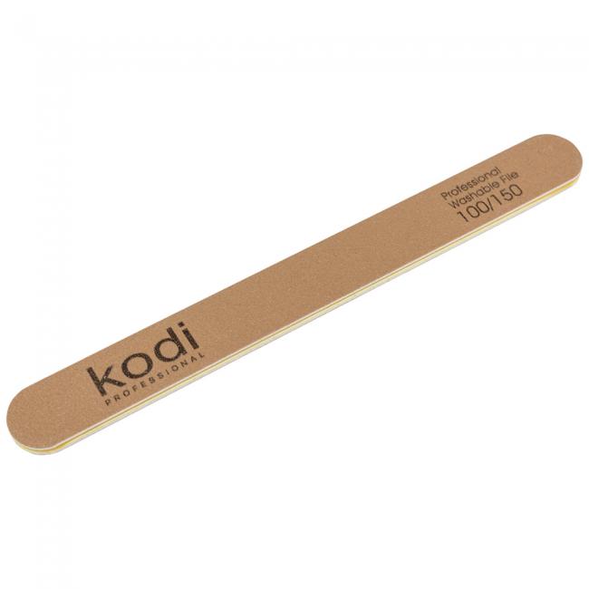 № 6 Straight Nail File 100/150 (Color: Golden, Size: 178/19/4)